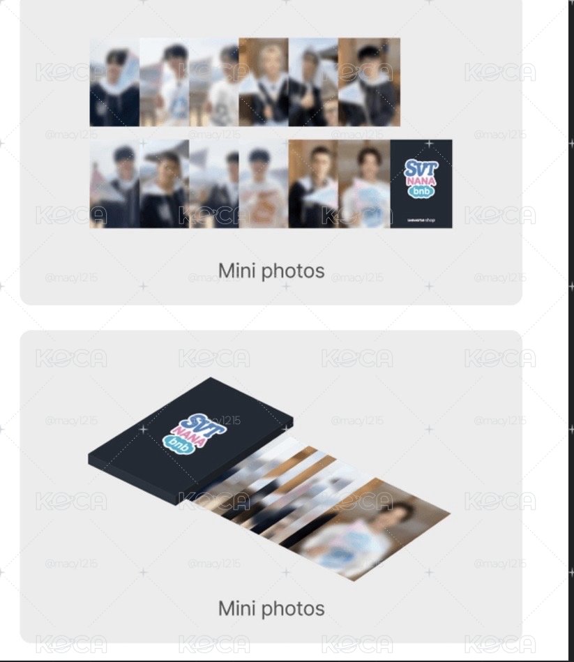 NANA bnb with SEVENTEEN 2025 KIT 含特典