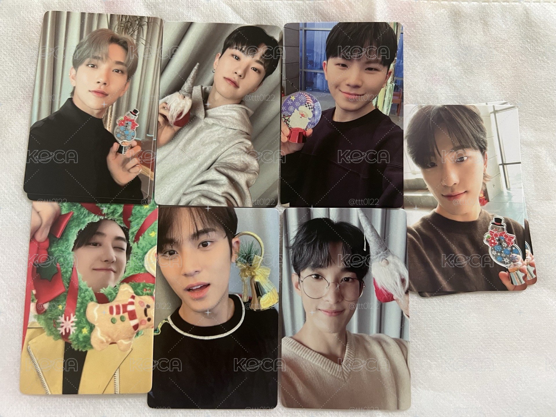SEVENTEEN mini9 yzy F 中文卡背 聖誕卡背 簽售卡