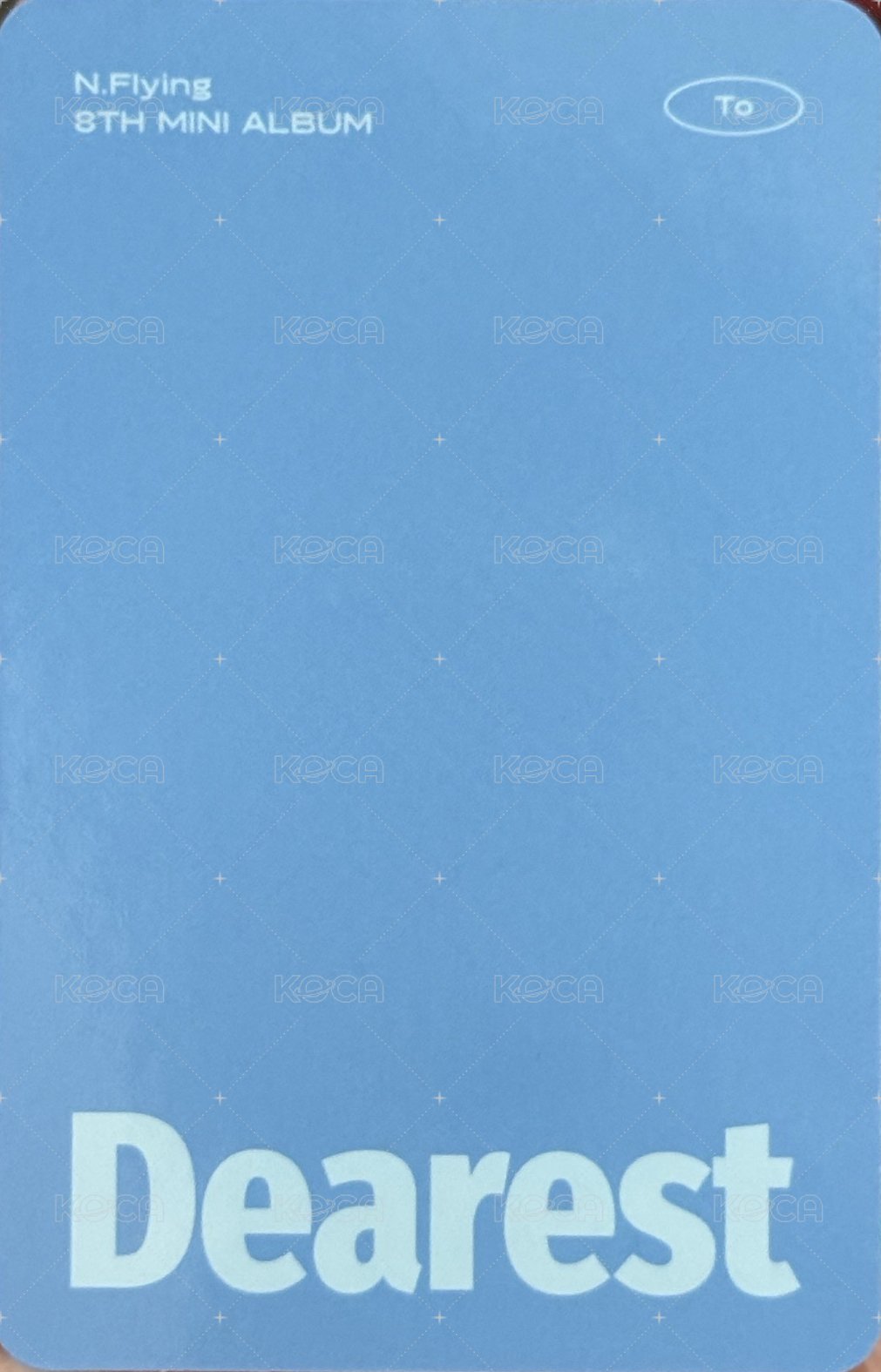 迷你八 To ver. 專輯卡  背面