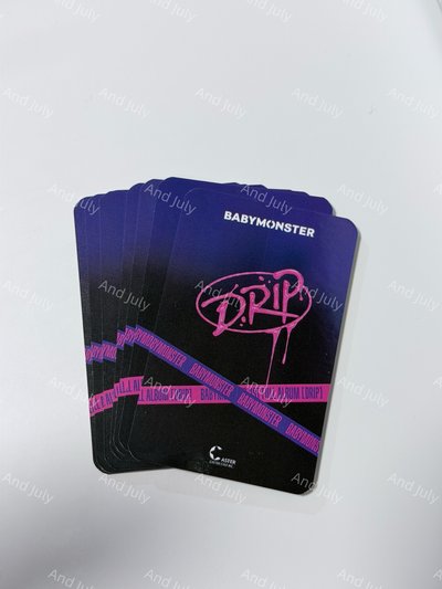 BABYMONSTER DRIP 上海深圳滿額 制服