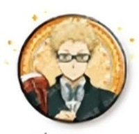 POMMOP 徽章 月島飲料閃