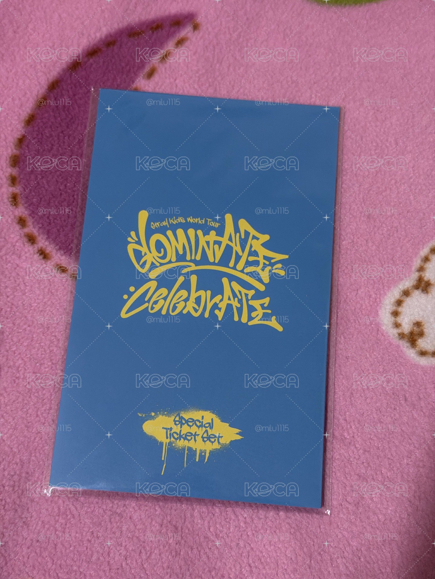 SKZ 3rd 世巡安可快閃店 菲 票卡組 