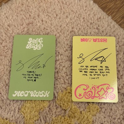 NCT WISH SION 小卡
