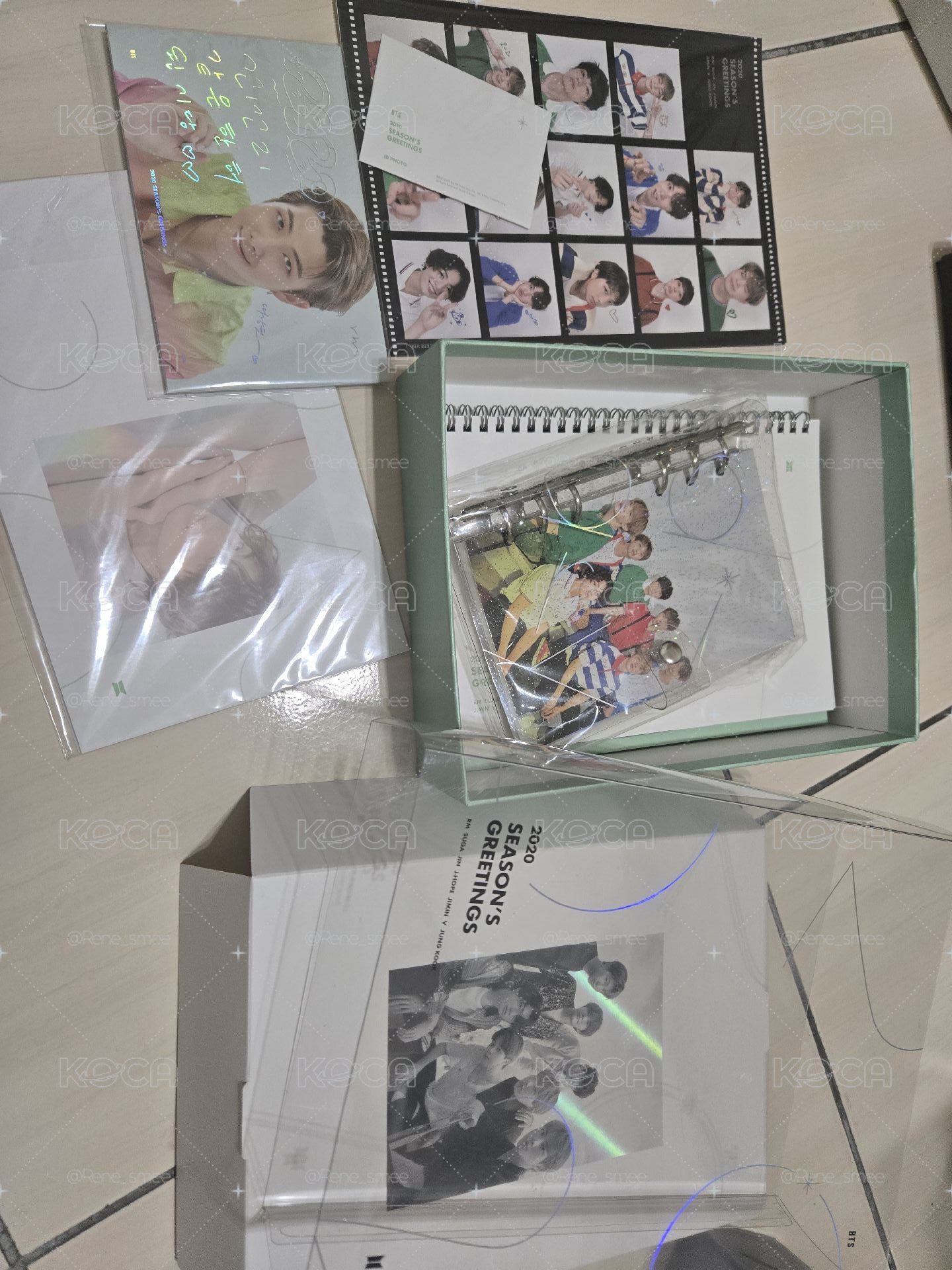 BTS 2020年曆組