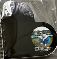 Motivation 逆應援 心形 筆記本 