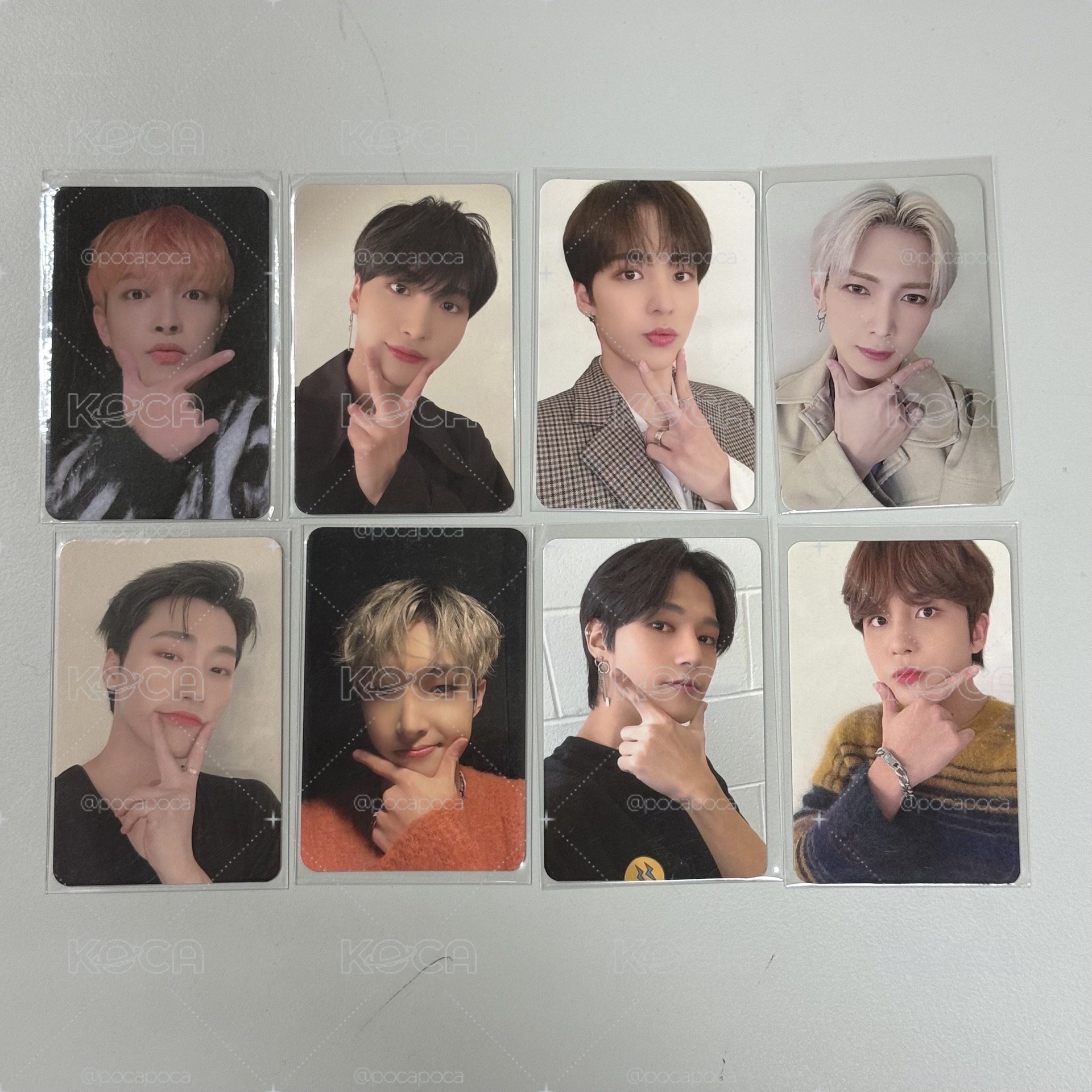 ATEEZ FEVER EPLIOGUE MS LA 特典卡 SET 一張 一套八張