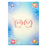 戴著朱槿花的大家資料夾