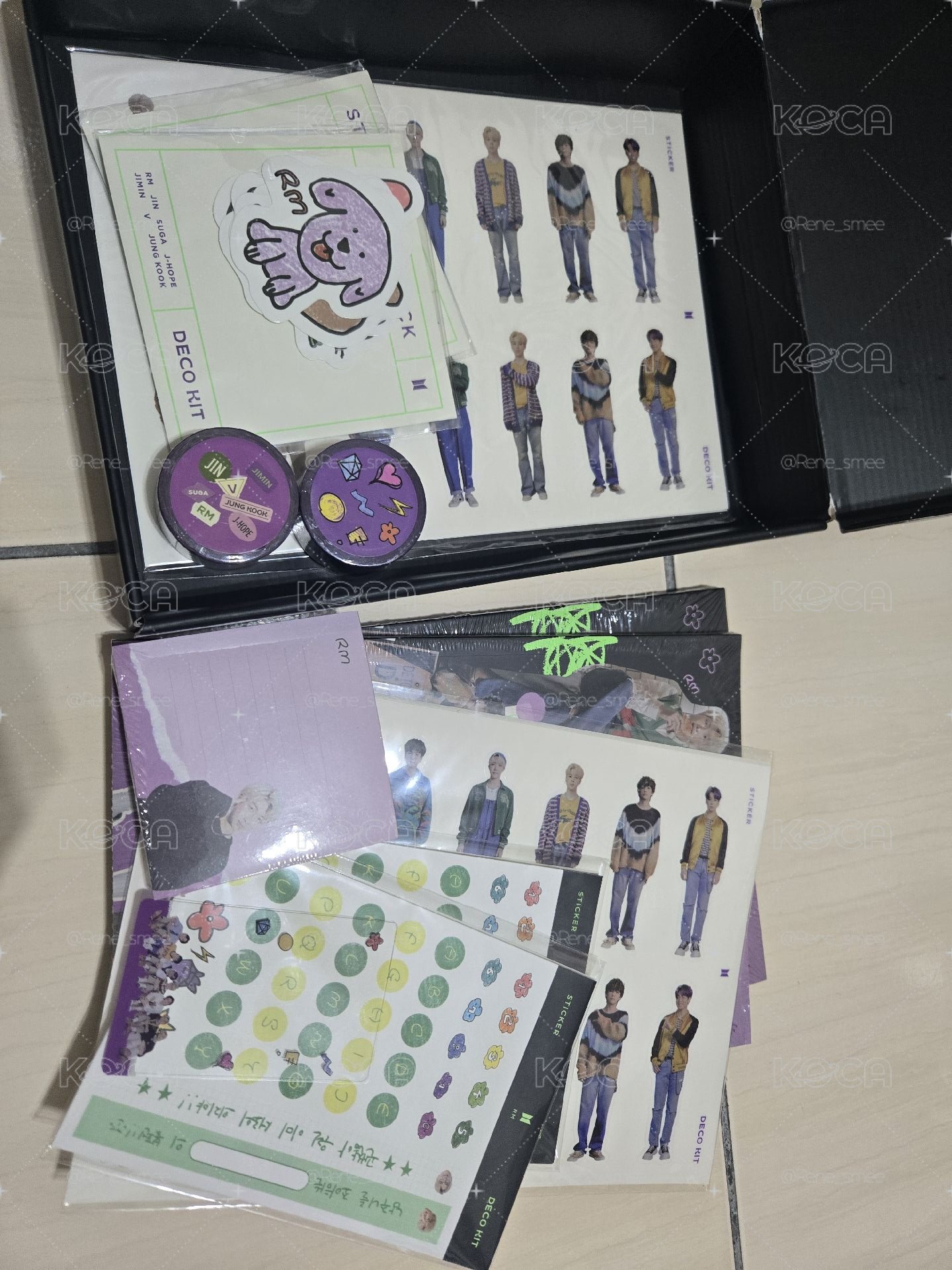 BTS DECO KIT混出