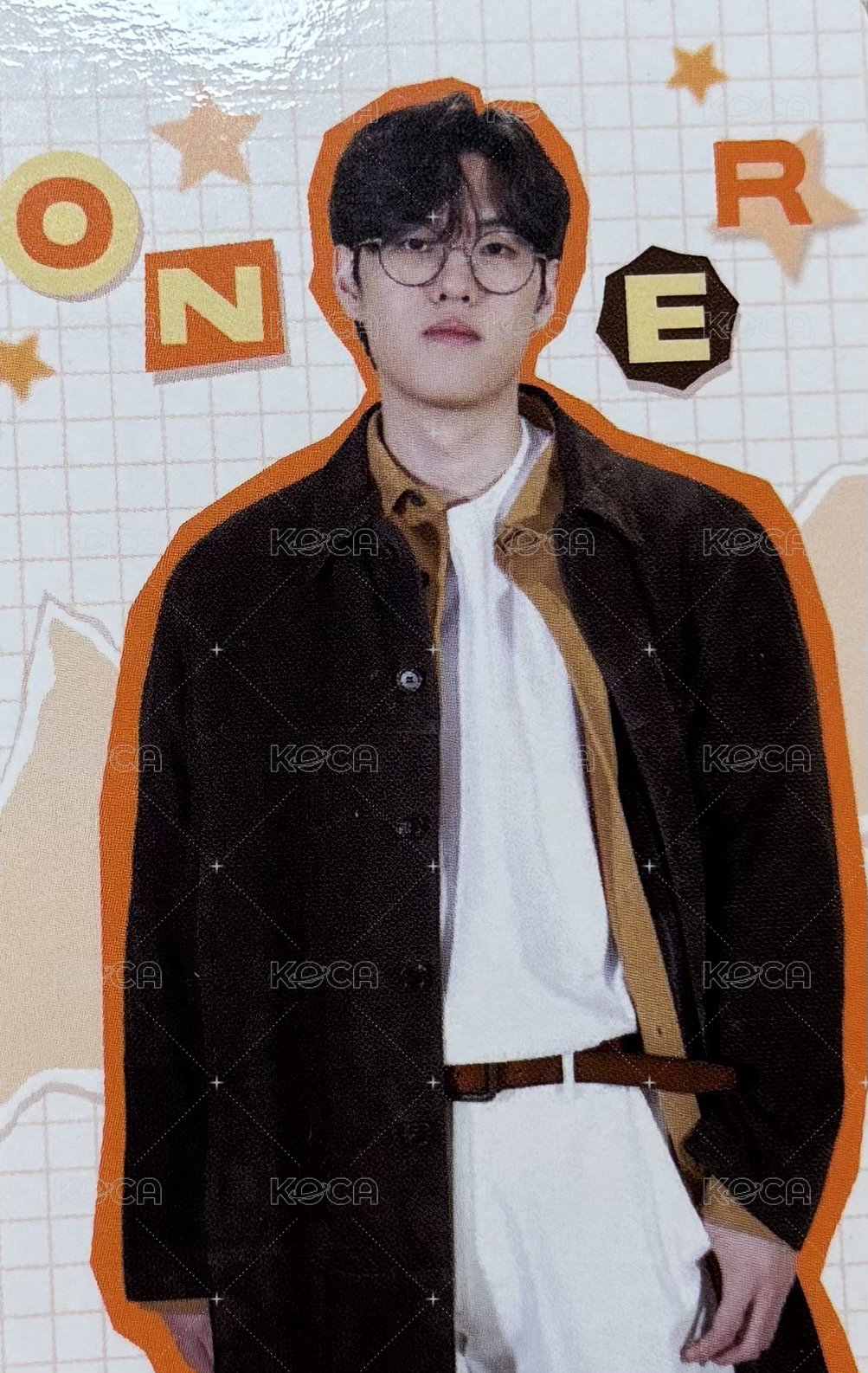 Oner果凍聯名 代言卡  背面