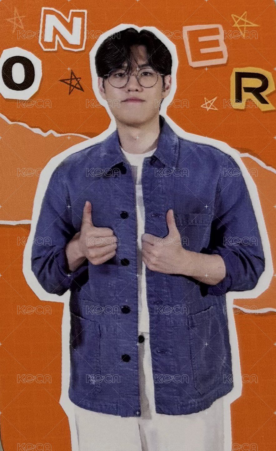 Oner果凍聯名 代言卡  背面