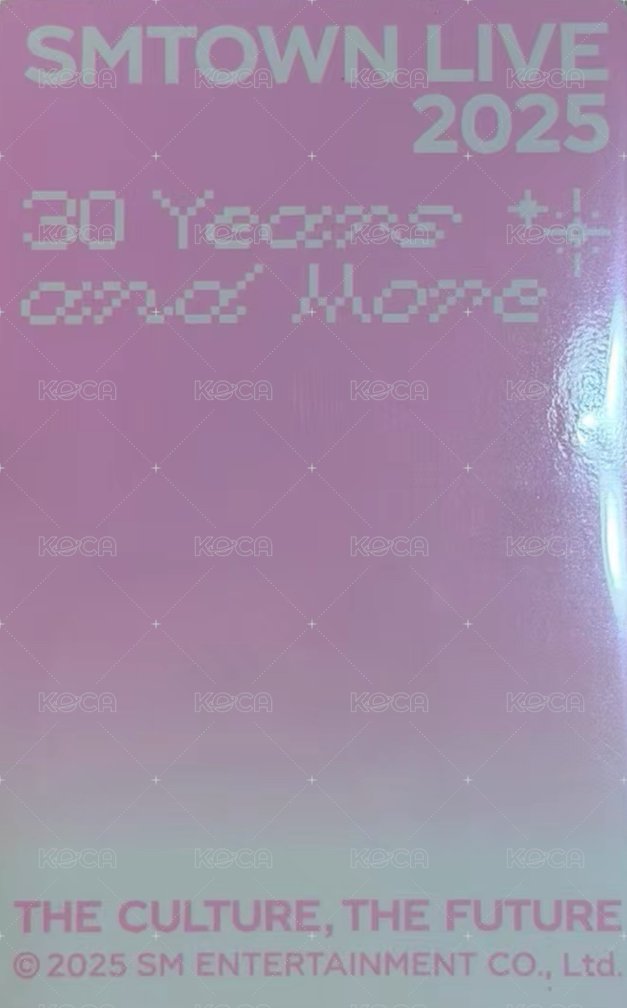SMTOWN LIVE 2025 周邊卡 帽子卡 背面