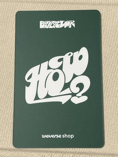 HOW? YT 預售特別禮 特典卡（泰山） 