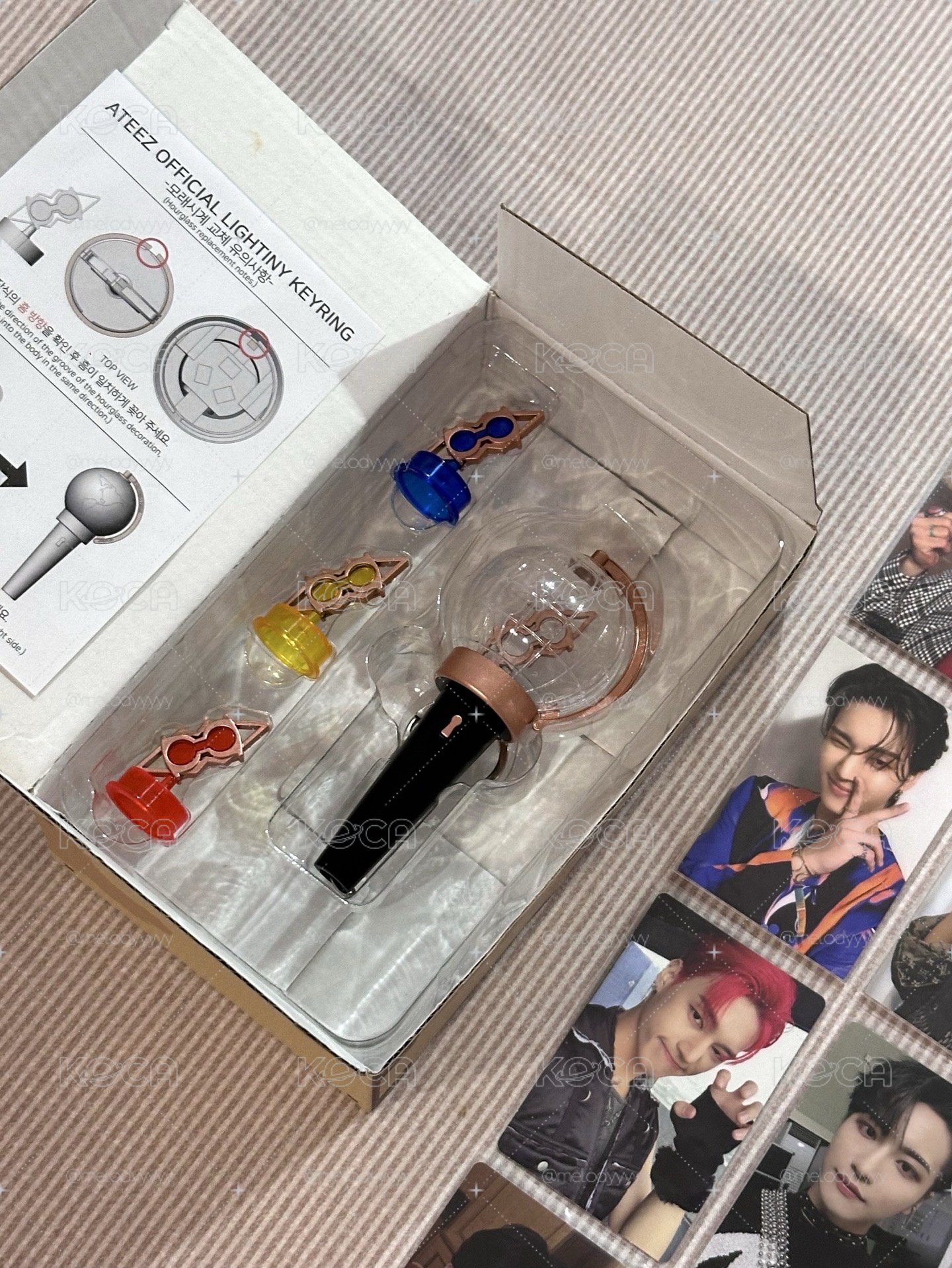 ATEEZ 一代小手燈+小卡盤