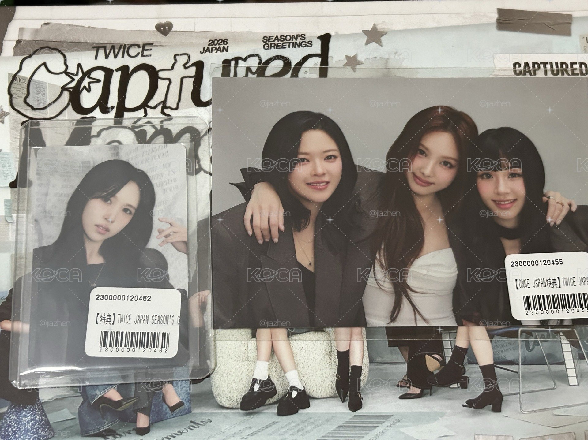26JP年曆 JYP JAPAN 南特典卡+明信片