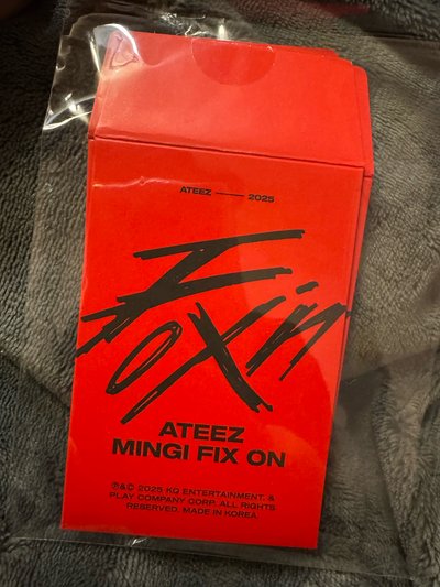 MINGI FIX ON ALT ACC PACK 周邊卡 HBD POP-UP 入場卡 隨機卡包 生日快閃 外套卡