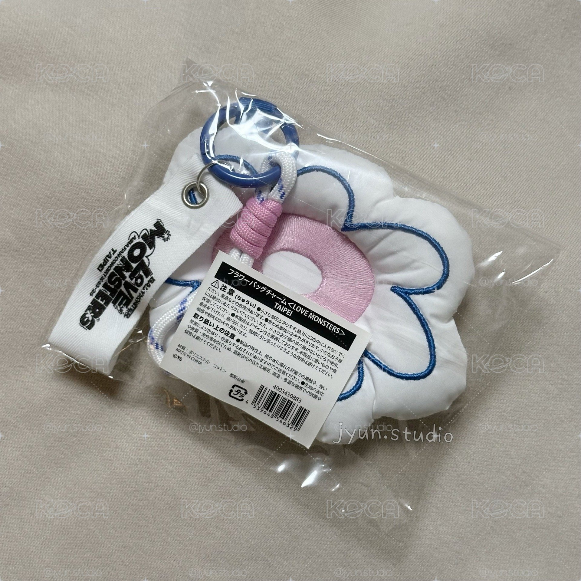 [台北快閃限定] TAIPEI 花型吊飾 Love Monsters