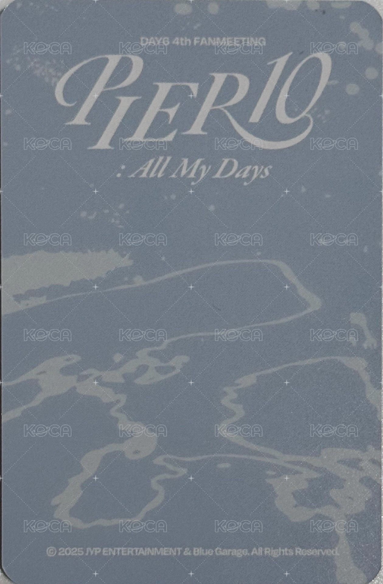 4th FM 線下 滿額卡  背面