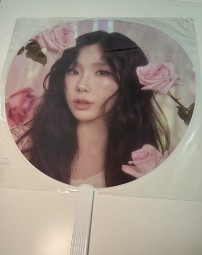 送演唱會紙花 太妍 THE TENSE 日本演唱會 限定週邊 扇子 王扇