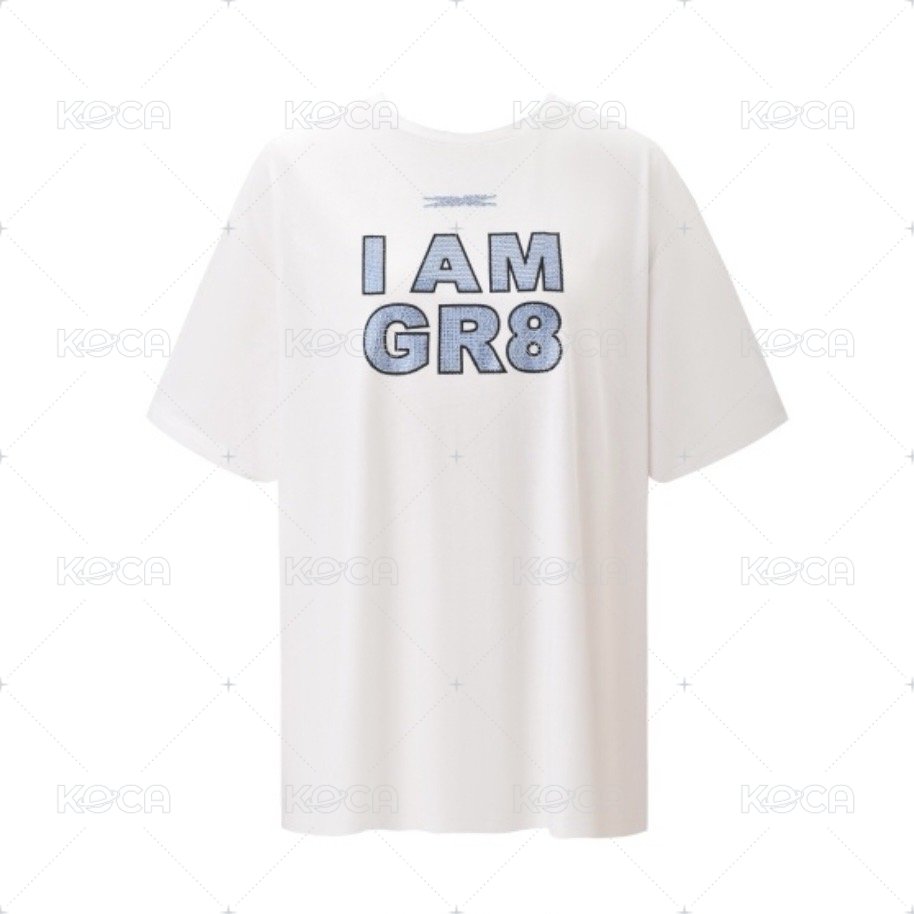 T-SHIRT WITH BLUE LOGO (UNISEX)