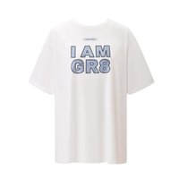 T-SHIRT WITH BLUE LOGO (UNISEX)