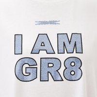 T-SHIRT WITH BLUE LOGO (UNISEX)