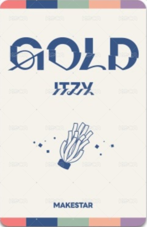 GOLD ms 13.0 抽選卡 韓式毽子 背面