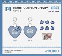 正規一快閃 el 愛心吊飾明信片