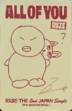 All of you 專輯卡 Solo Ver. 背面