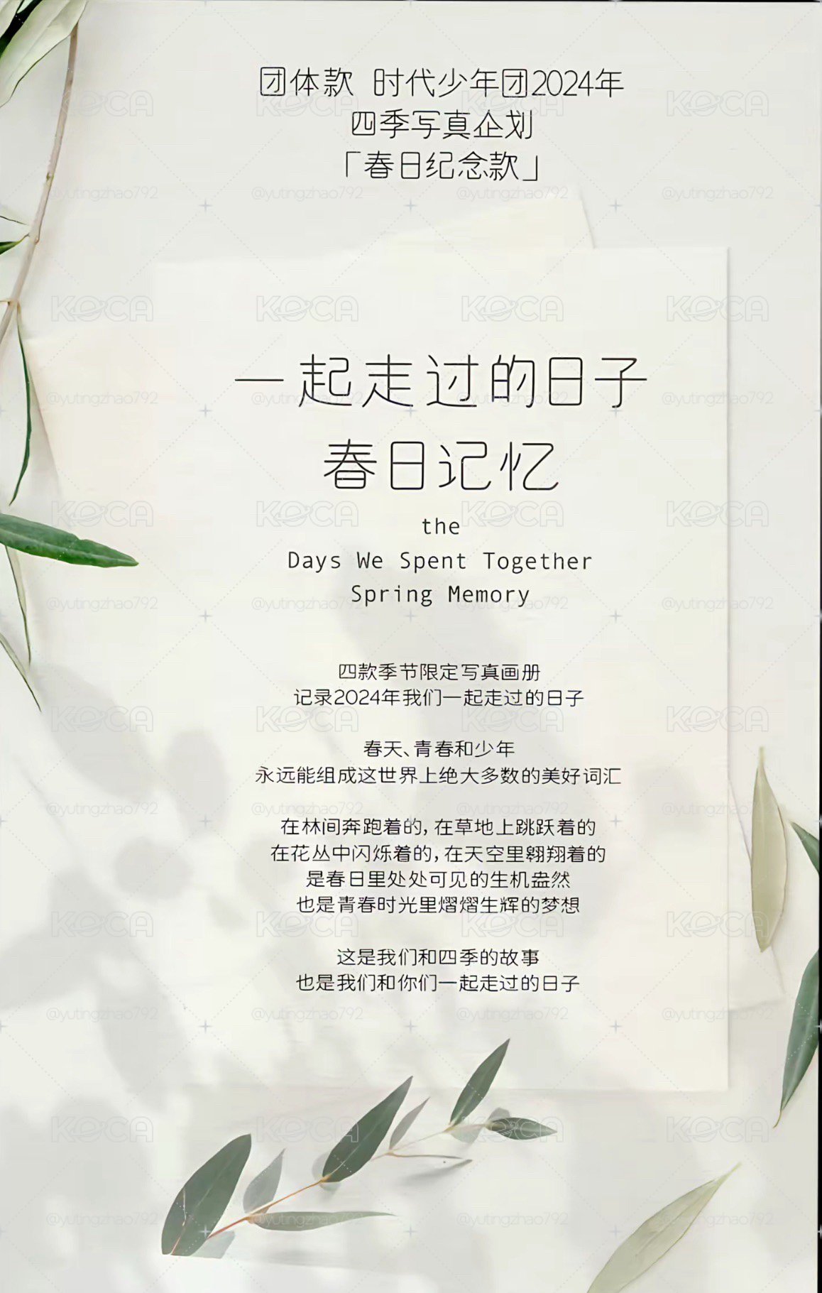 團春日記憶無卡全套