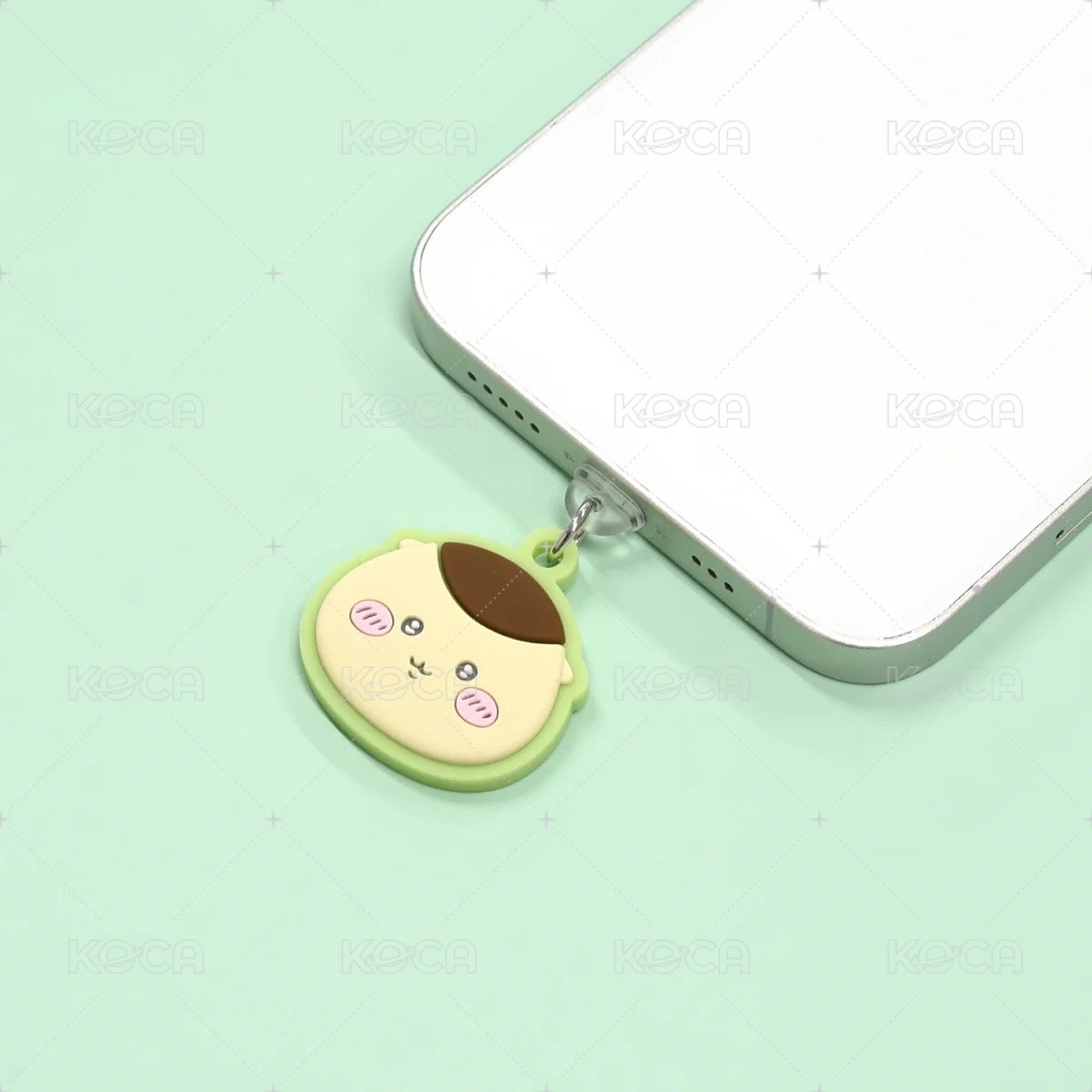 栗子饅頭USB type-C手機防塵吊飾