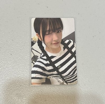 IVE 安兪真 LACOSTE 代言卡 單張賣