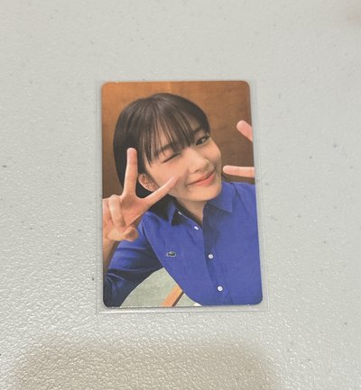 IVE 安兪真 LACOSTE 代言卡 單張賣