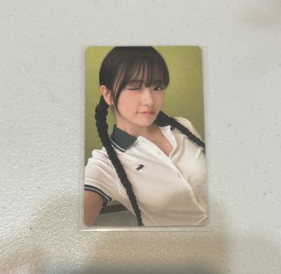 IVE 安兪真 LACOSTE 代言卡 單張賣