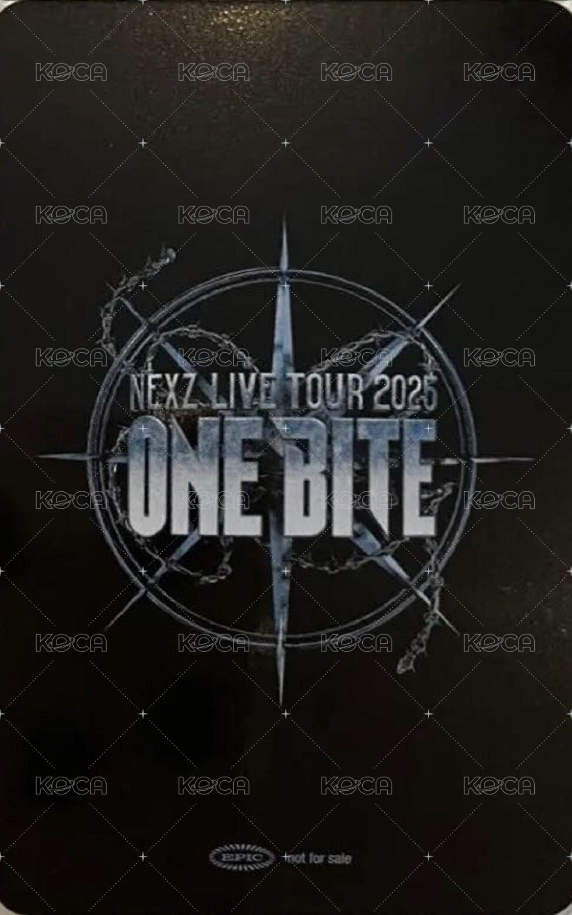 2025 日巡武道館藍光 索尼 特典卡  背面