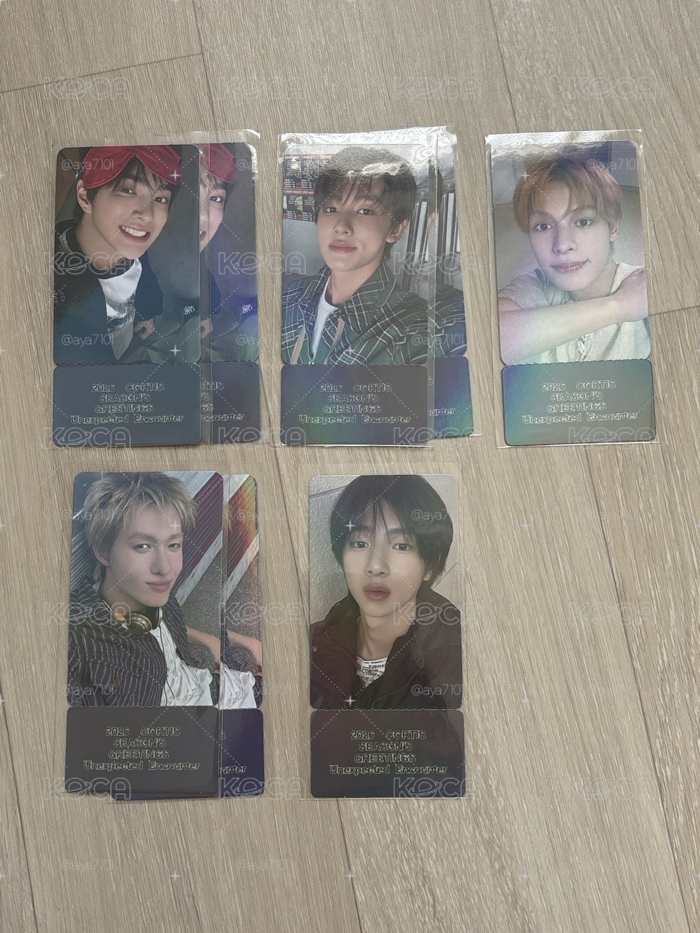 CORTIS 26年曆 韓國快閃 滿額卡 