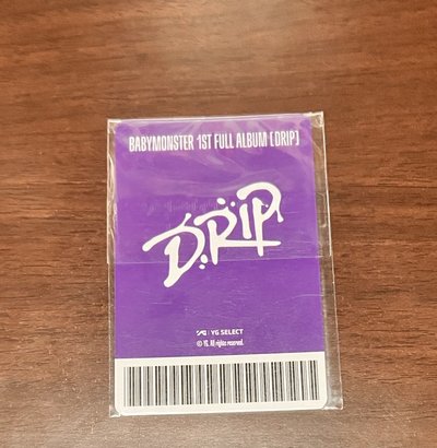 DRIP YT 特典卡 /AHYEON