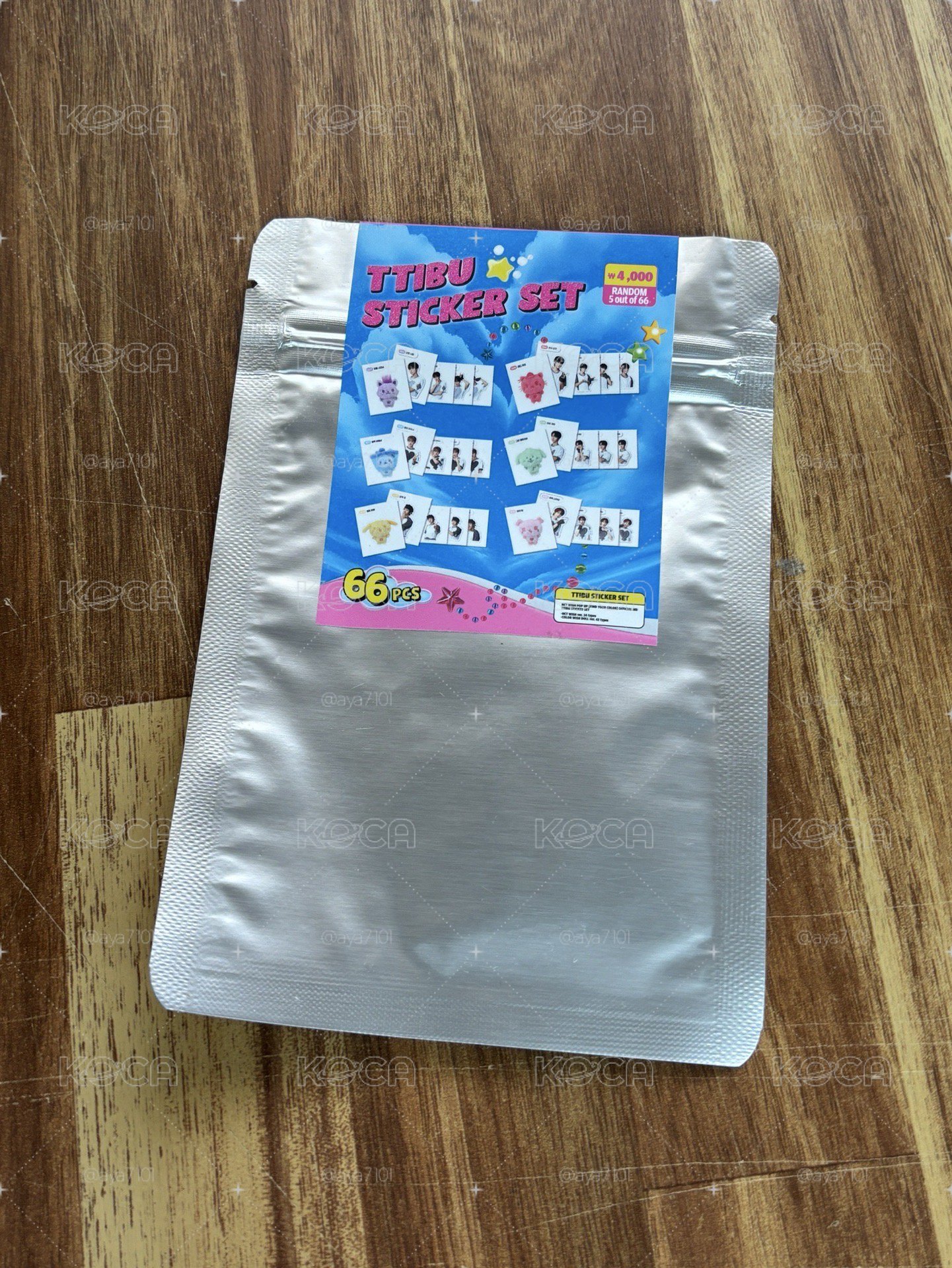 NCT WISH COLOR快閃店隨機貼紙包