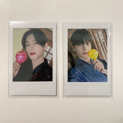 TXT 2025日本夏日周邊拍立得小卡