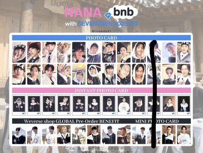 Seventeen Nanabnb 套組