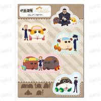 天竺鼠車車聯名快閃店 A5貼紙組