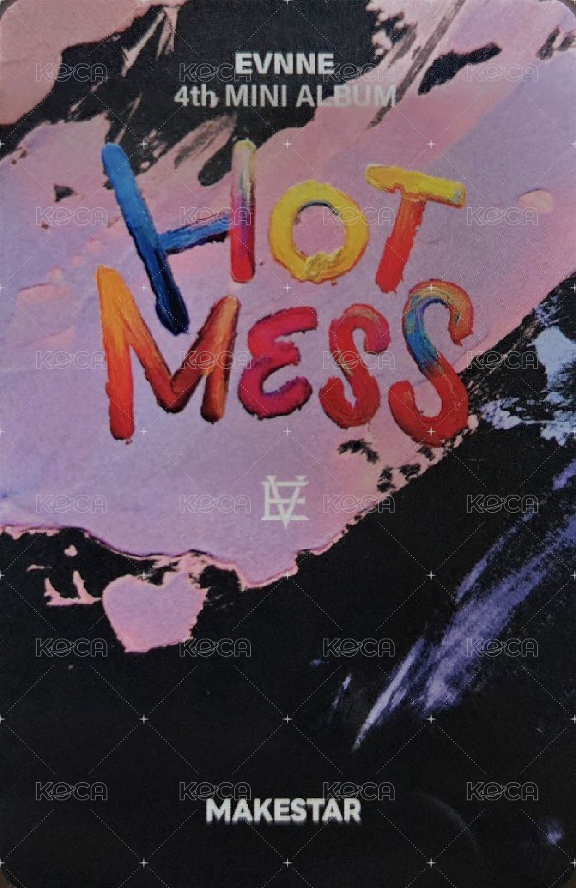 HOT MESS ms 線上1.0 簽售卡 畫家ver. 背面