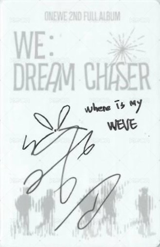 正規2 Dream Chaser ver. 專輯卡  背面