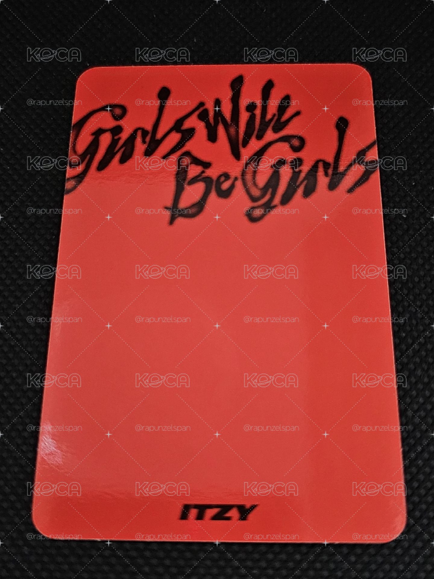ITZY 第 10 張迷你專輯 《Girls Will Be Girls 分隊卡