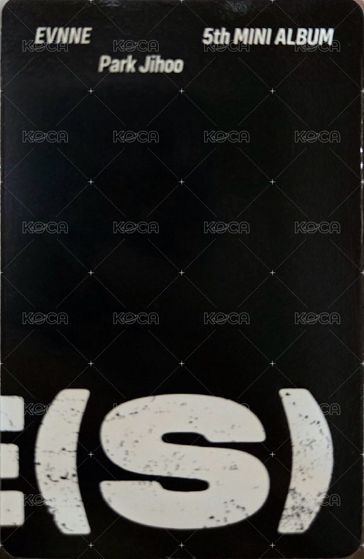 迷五 專輯卡  背面