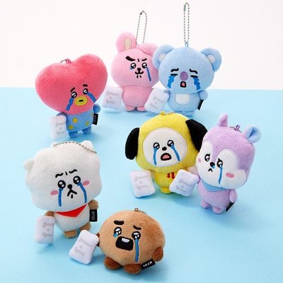 BT21 TODAY'S FACE 吊飾 心動/落淚