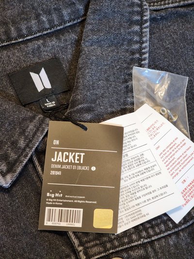 BTS Map Of The Soul 快閃店 Denim Jacket 牛仔外套