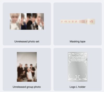 TXT 2026年曆全新為拆 含wvs整套特典
