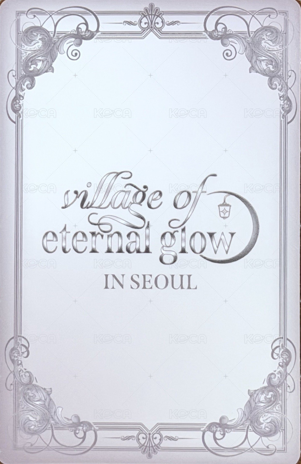 MUSEUM : village of eternal glow 隨機卡  背面