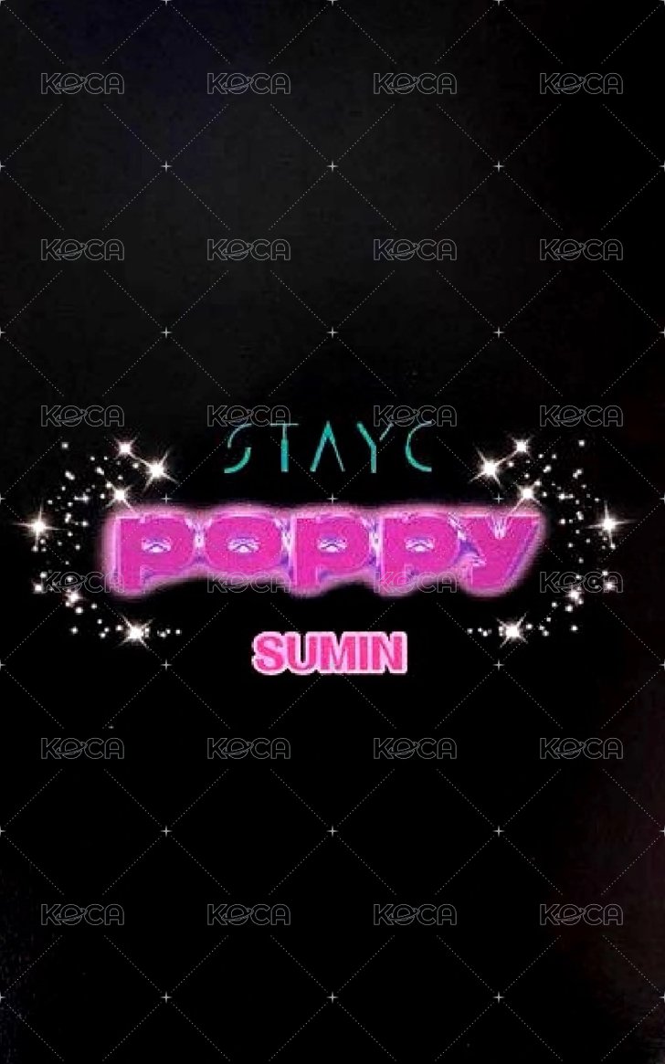 POPPY bushiya 塔店 幸運卡  背面