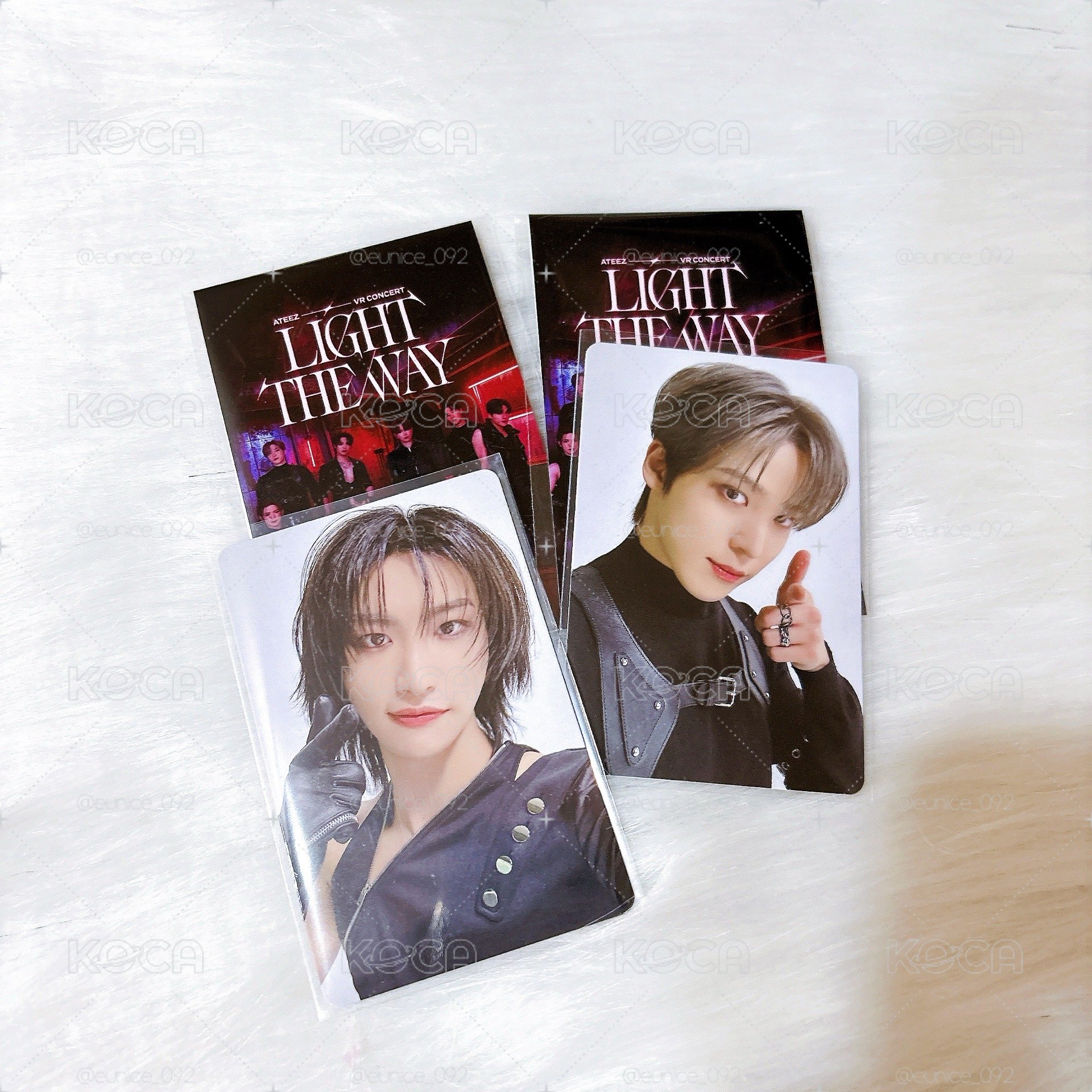 ATEEZ VR電影特典 小卡 Light the way星和 潤浩
